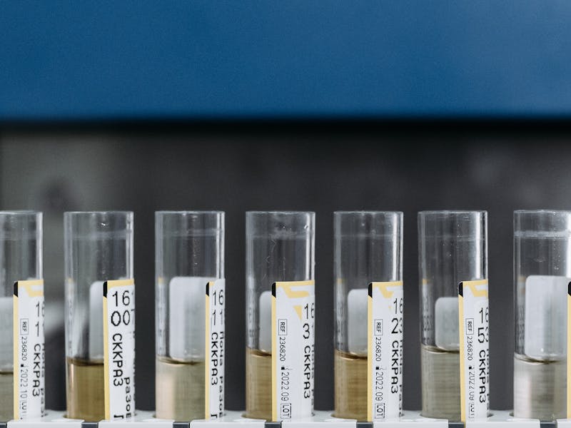 Análisis de muestras en laboratorio para control de nutrientes NPK